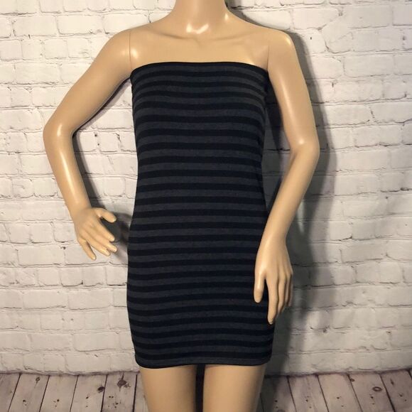 Rolla Coster Striped Knee Length Tube Pencil Skirt or Dress Juniors M Bodycon - Picture 7 of 8